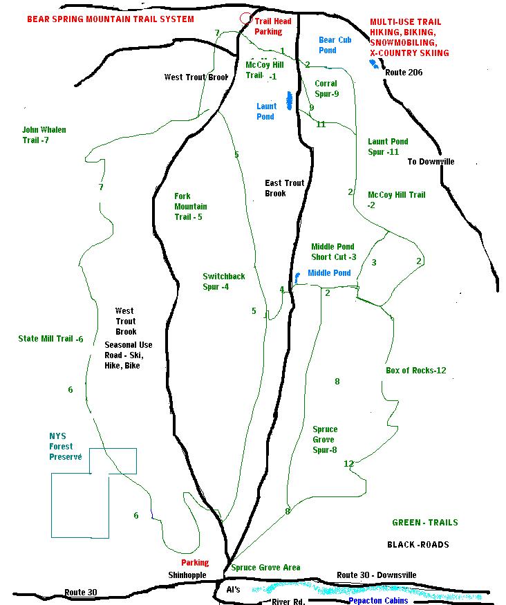 Bear Spring Mountain Trails