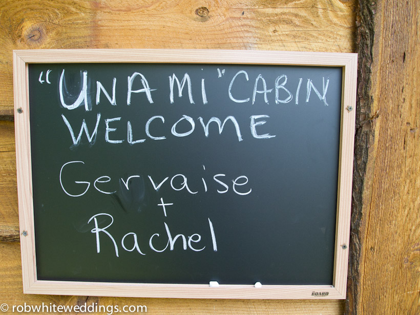 Cabin sign