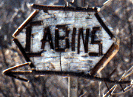 CABINS SIGN